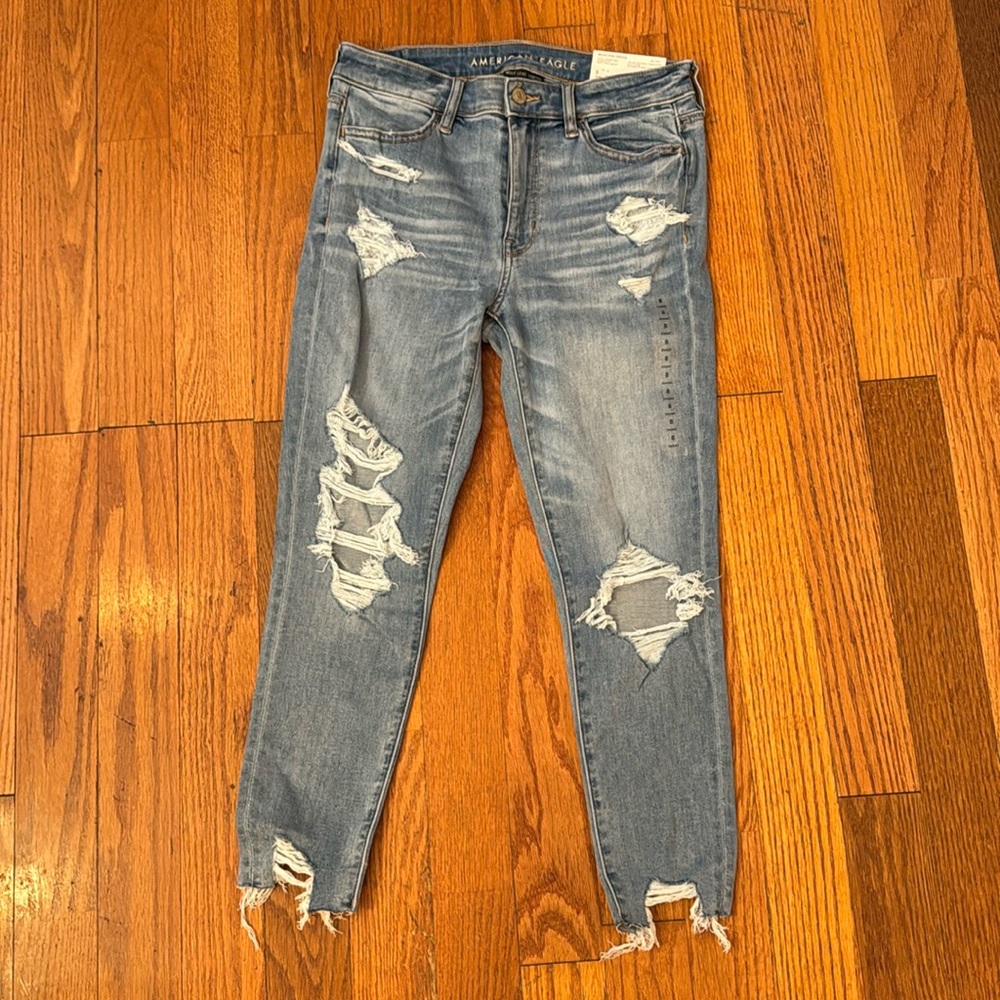 *Brand New!* American Eagle Next Level Stretch Hi-Rise Crop Jegging - Size 8
